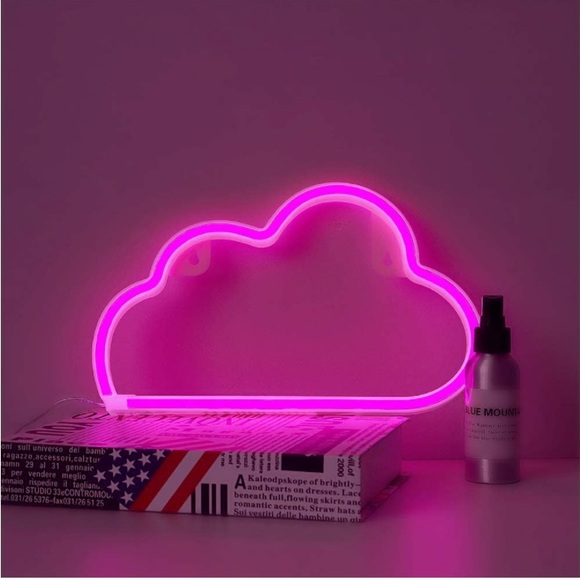 Accessories Cloud Shaped Led Neon Light Art Sign Poshmark